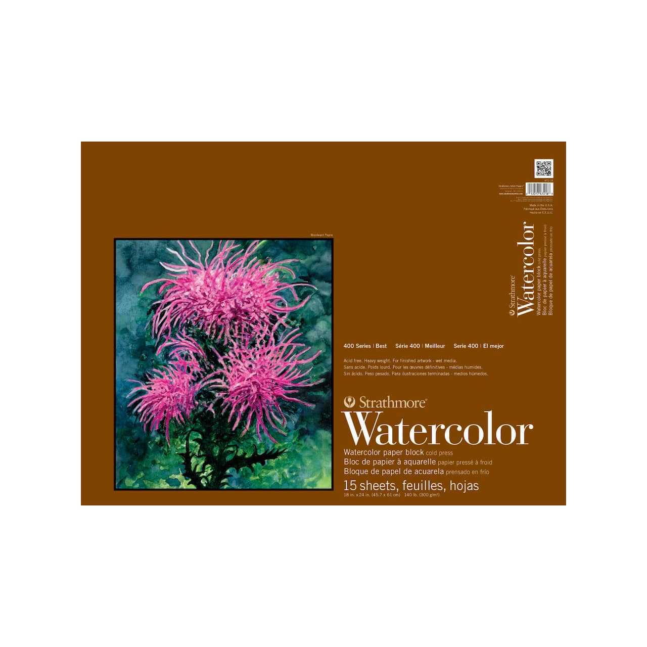 Strathmore&#xAE; 400 Series Watercolor Paper Block